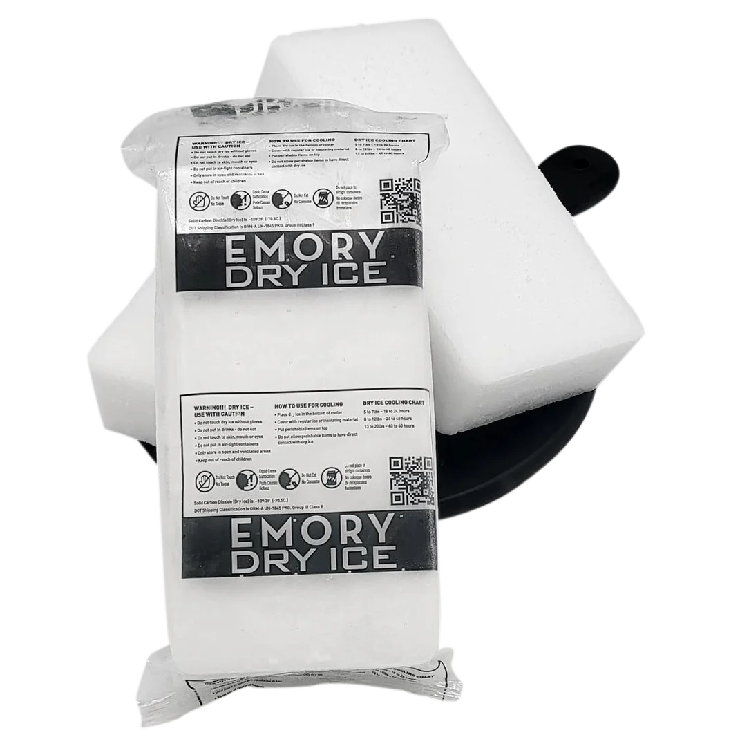 Emory Dry Ice 5 lb Dry Ice­ Block Packaging